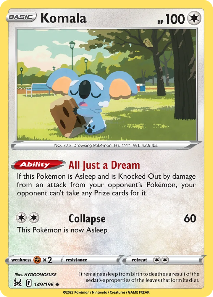 Komala, Lost Origin 149/196