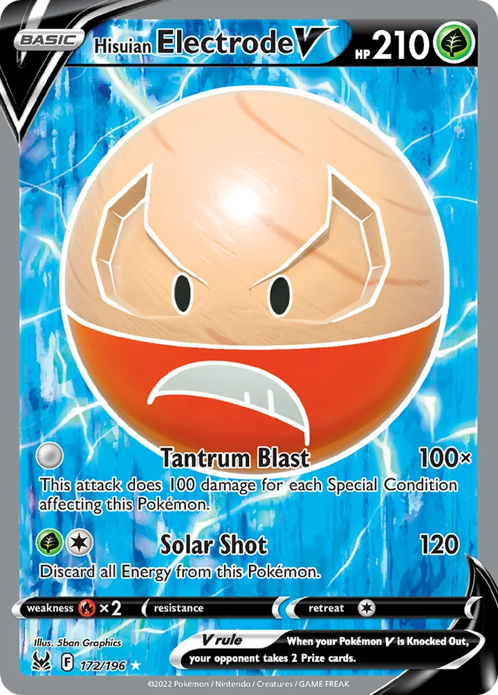 Hisuian Electrode V, Lost Origin 172/196