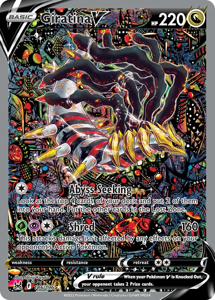 Giratina V, Lost Origin 186/196