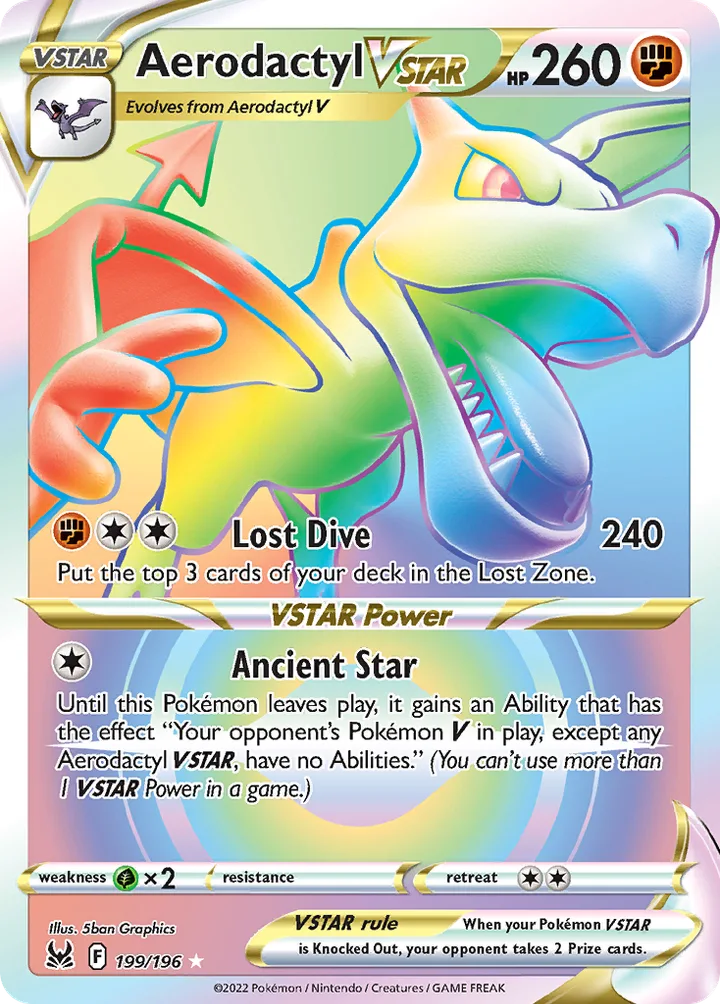 Aerodactyl VSTAR, Lost Origin 199/196