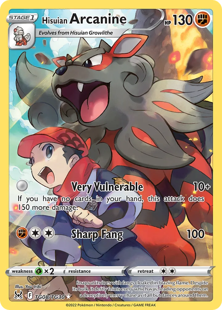 Hisuian Arcanine, Lost Origin TG08/TG30