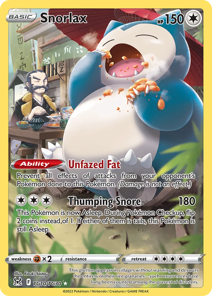 Snorlax, Lost Origin TG10/TG30