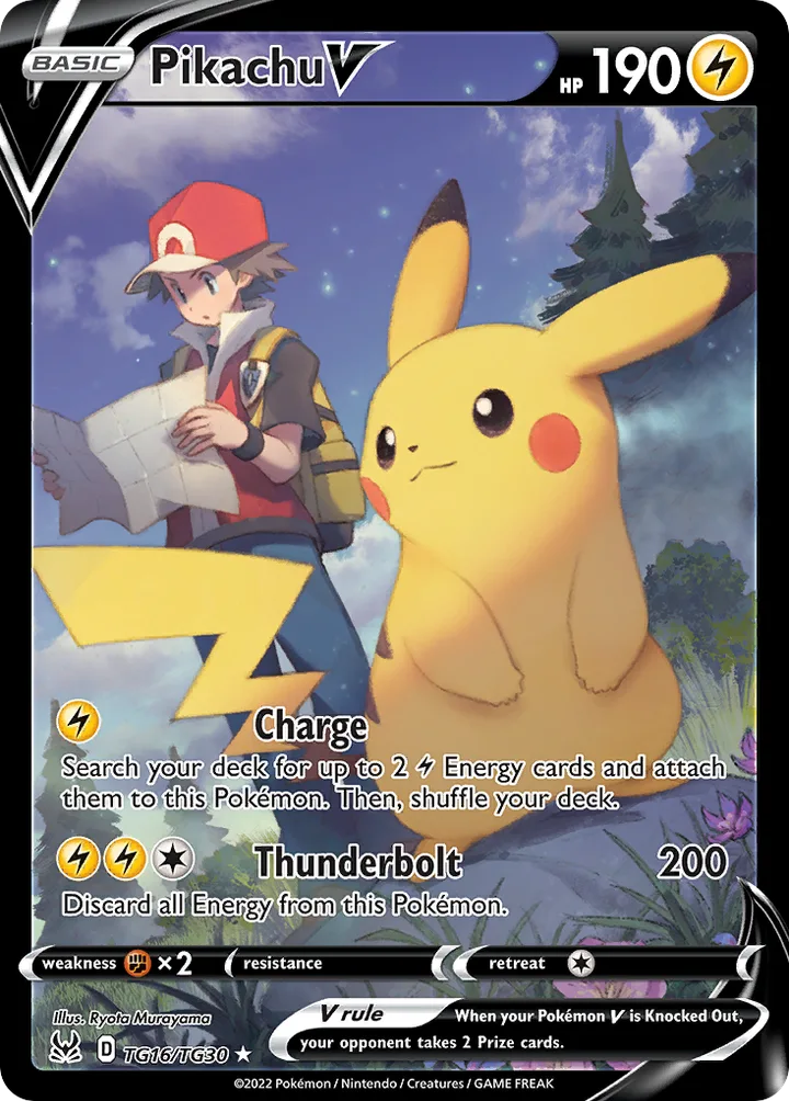 Pikachu V, Lost Origin TG16/TG30