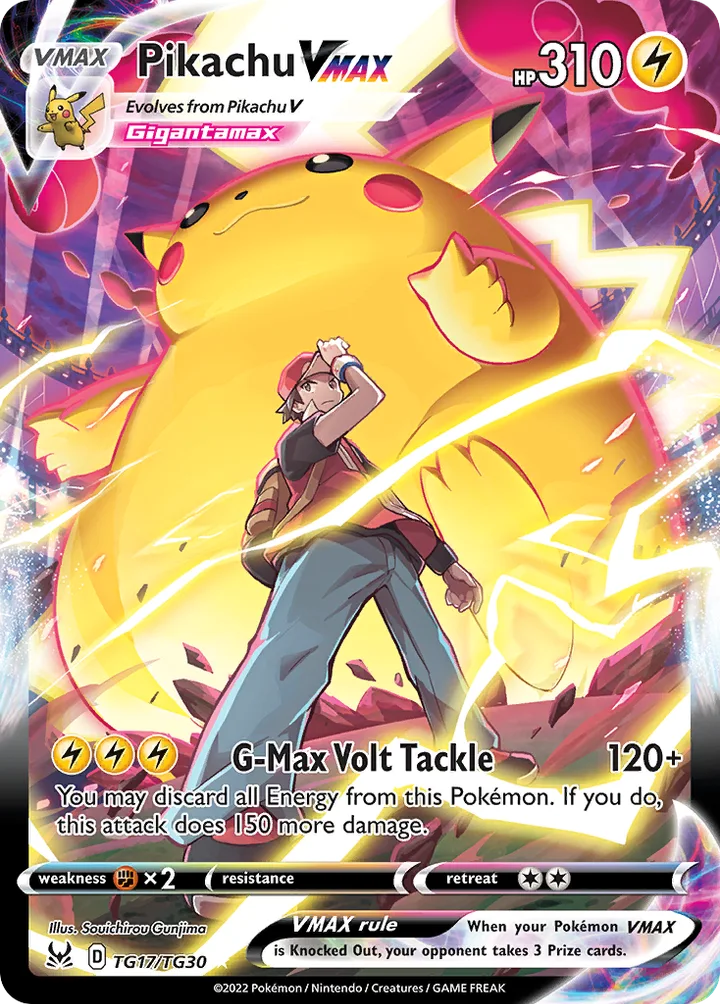 Pikachu VMAX, Lost Origin TG17/TG30