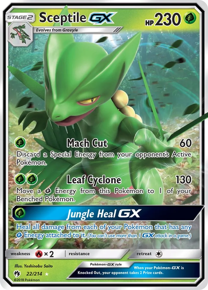 Sceptile-GX, Lost Thunder 22/214