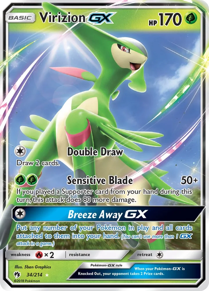 Virizion-GX, Lost Thunder 34/214