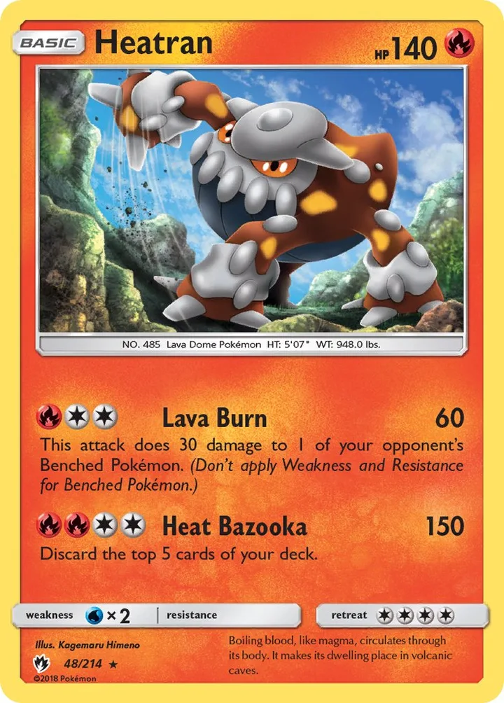 Heatran, Lost Thunder 48/214