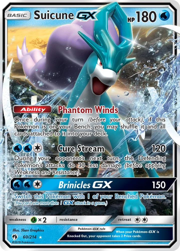 Suicune-GX, Lost Thunder 60/214