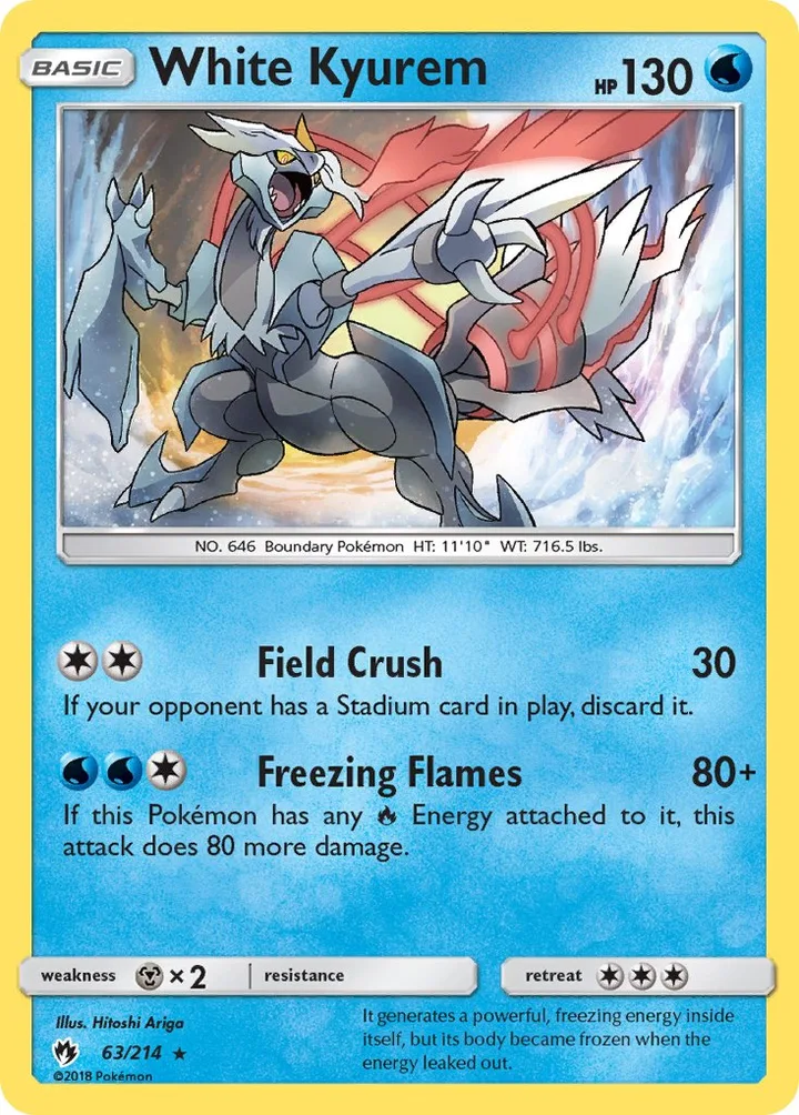 White Kyurem, Lost Thunder 63/214
