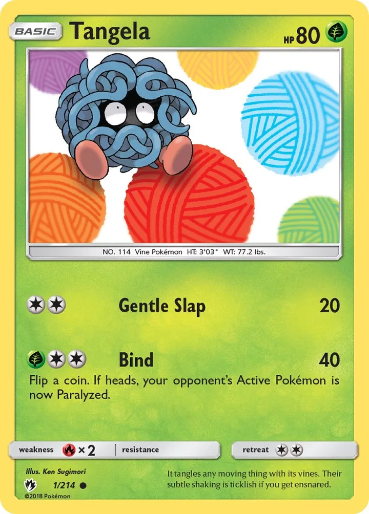 Tangela, Lost Thunder 1/214