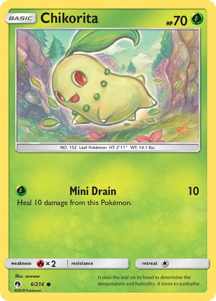 Chikorita, Lost Thunder 6/214