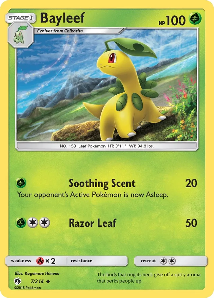 Bayleef, Lost Thunder 7/214