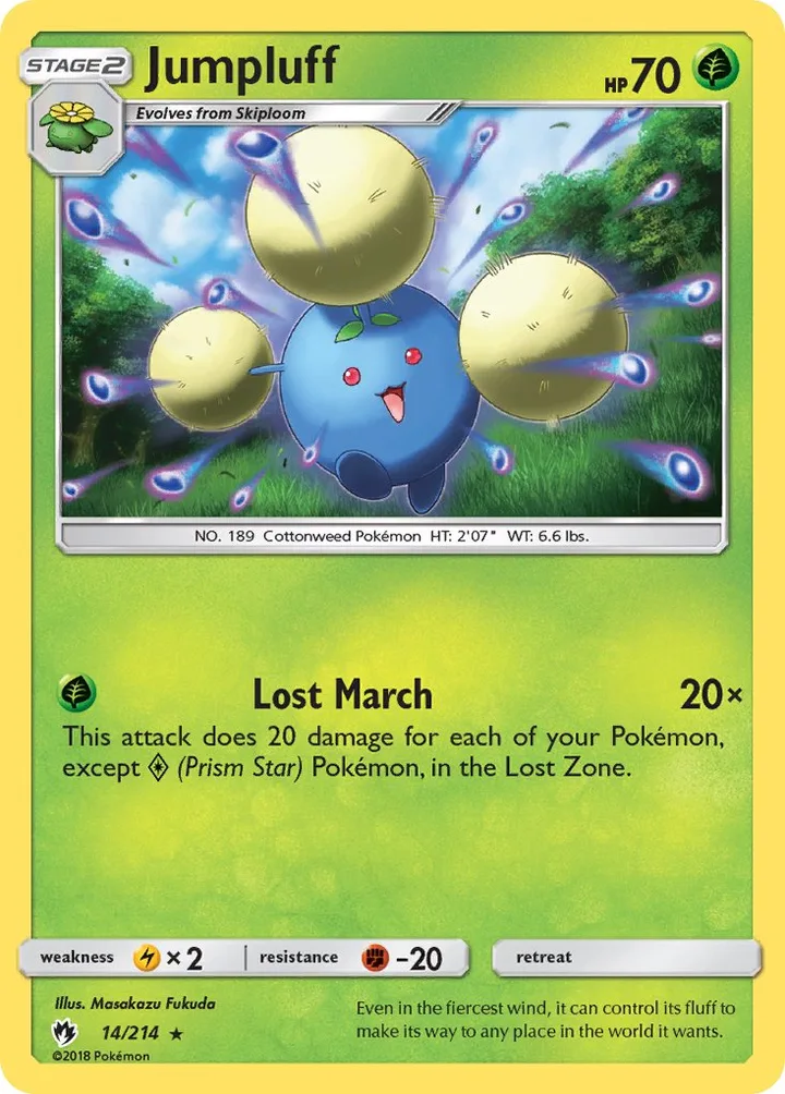 Jumpluff, Lost Thunder 14/214