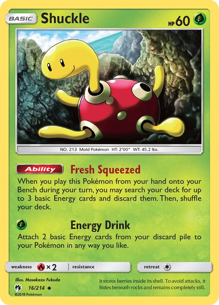 Shuckle, Lost Thunder 16/214