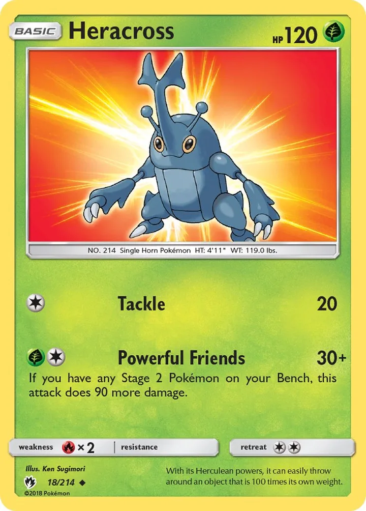 Heracross, Lost Thunder 18/214