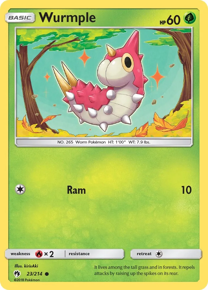 Wurmple, Lost Thunder 23/214
