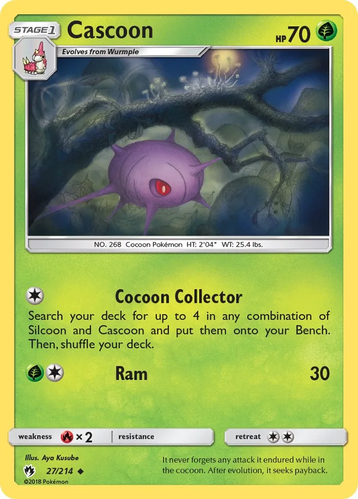 Cascoon, Lost Thunder 27/214