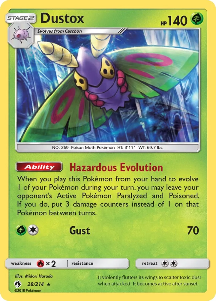 Dustox, Lost Thunder 28/214