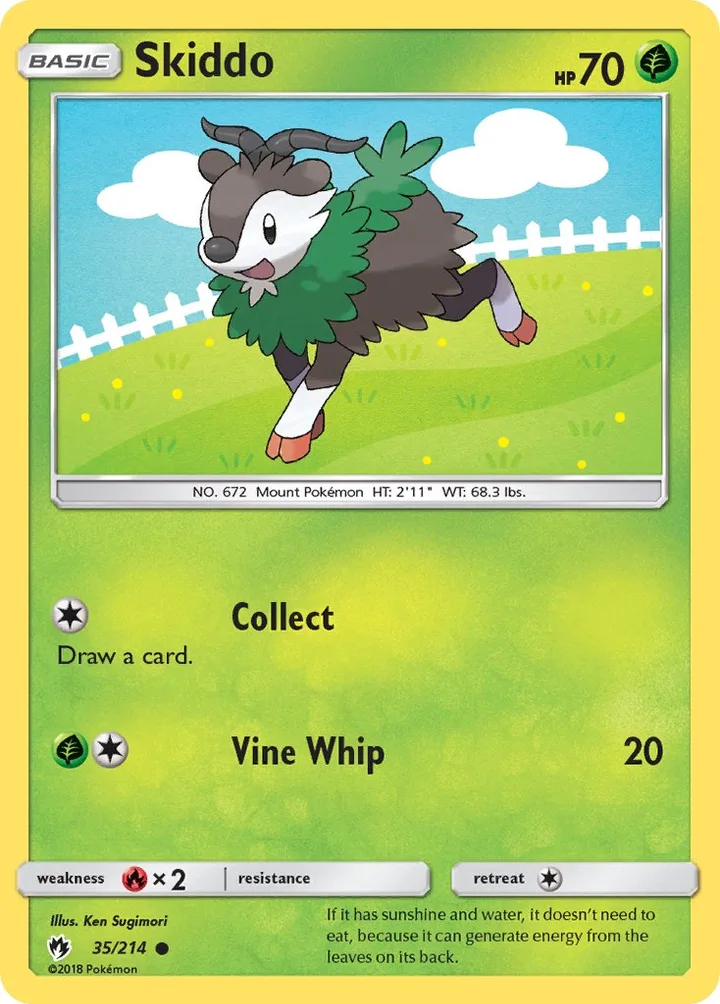 Skiddo, Lost Thunder 35/214