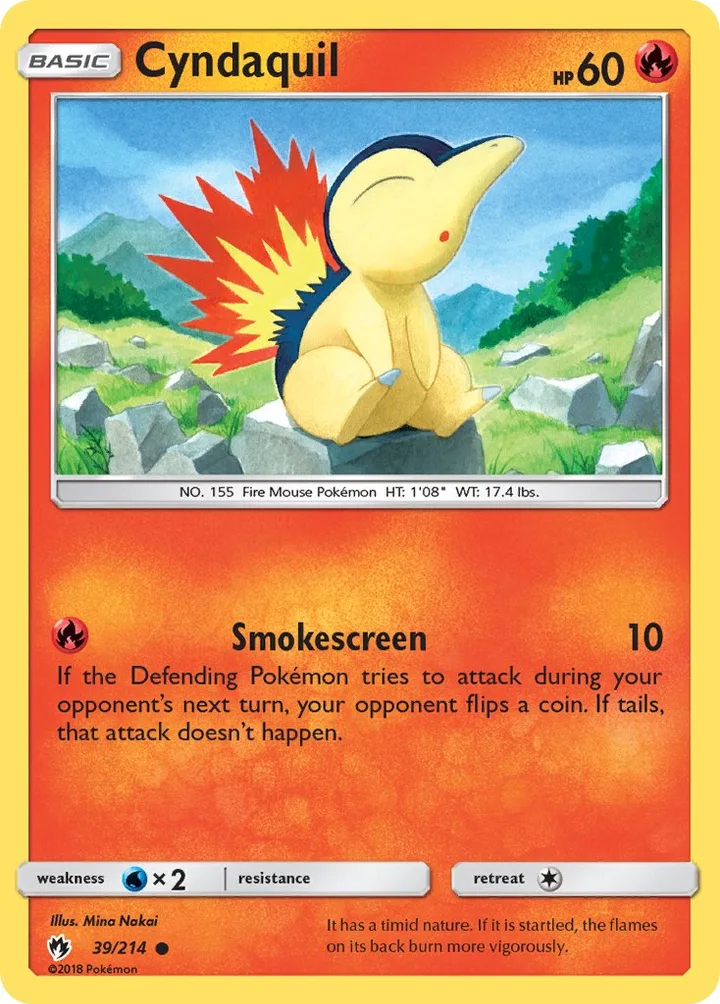 Cyndaquil, Lost Thunder 39/214