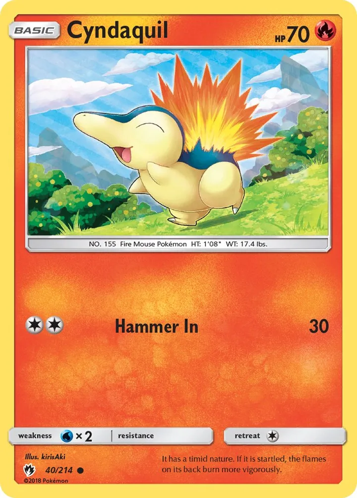 Cyndaquil, Lost Thunder 40/214