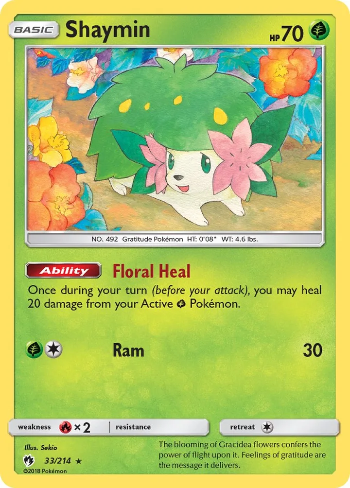 Shaymin, Lost Thunder 33/214