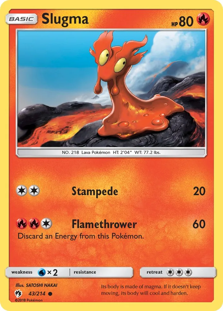 Slugma, Lost Thunder 43/214