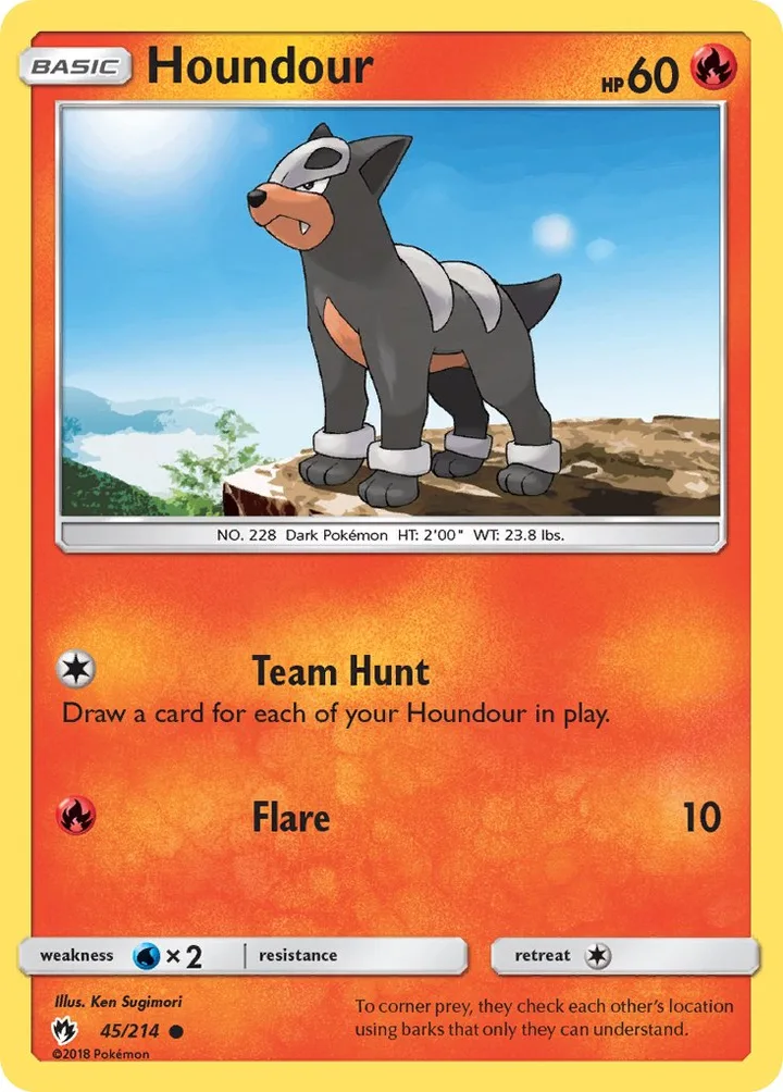 Houndour, Lost Thunder 45/214