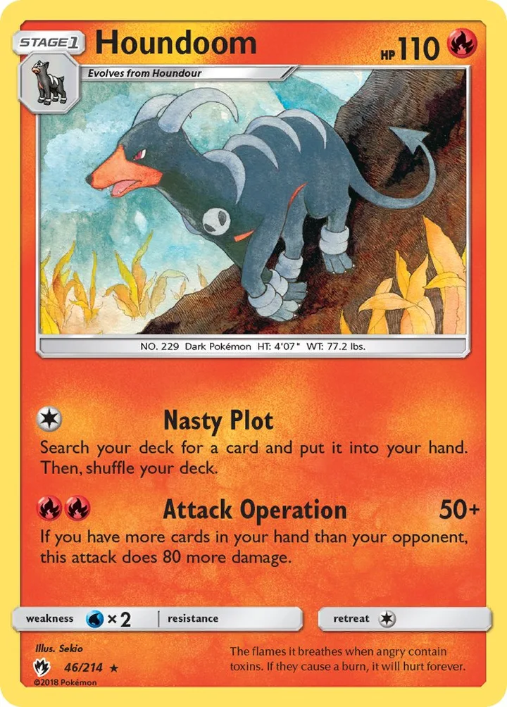 Houndoom, Lost Thunder 46/214