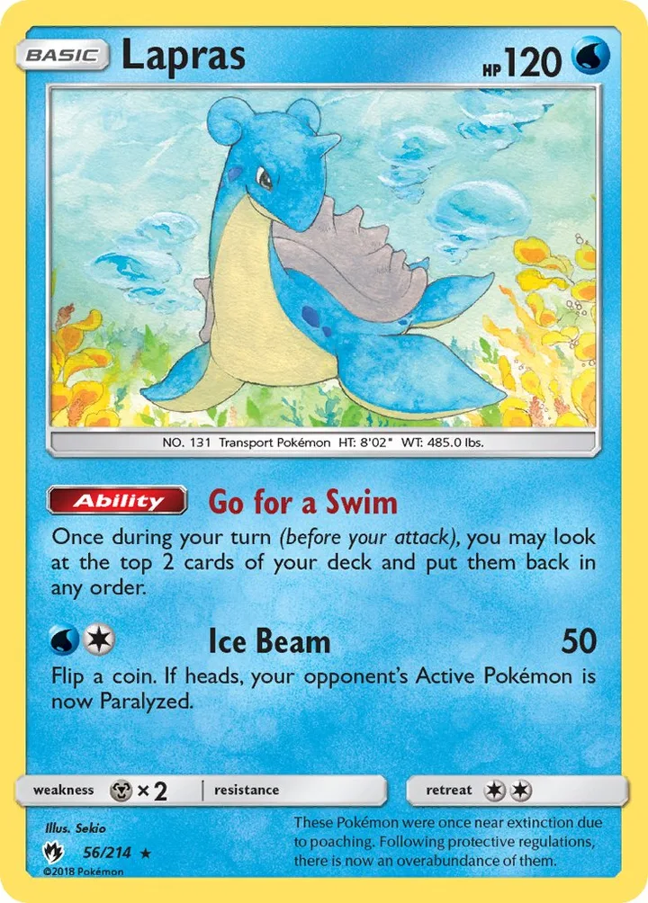 Lapras, Lost Thunder 56/214