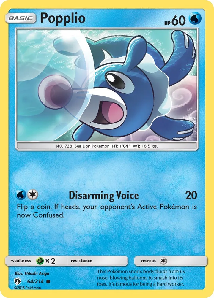 Popplio, Lost Thunder 64/214