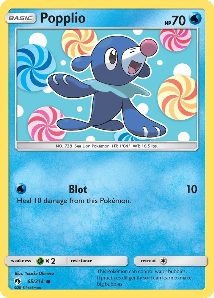 Popplio, Lost Thunder 65/214