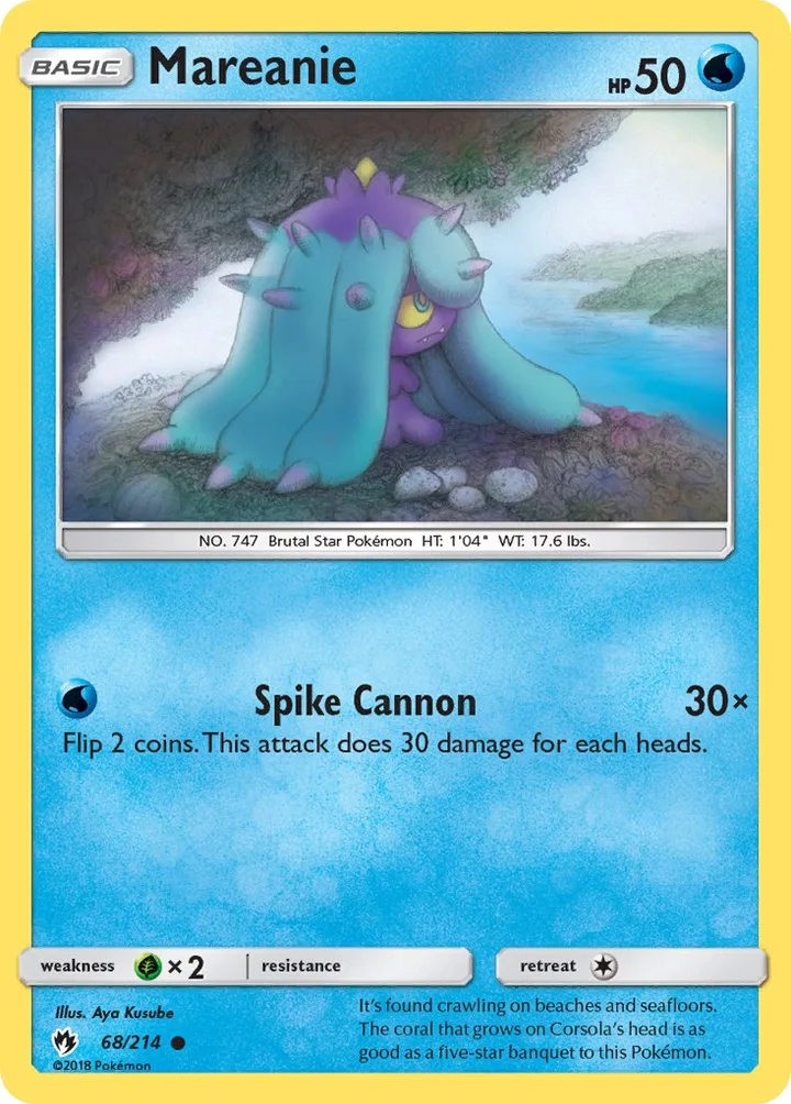 Mareanie, Lost Thunder 68/214