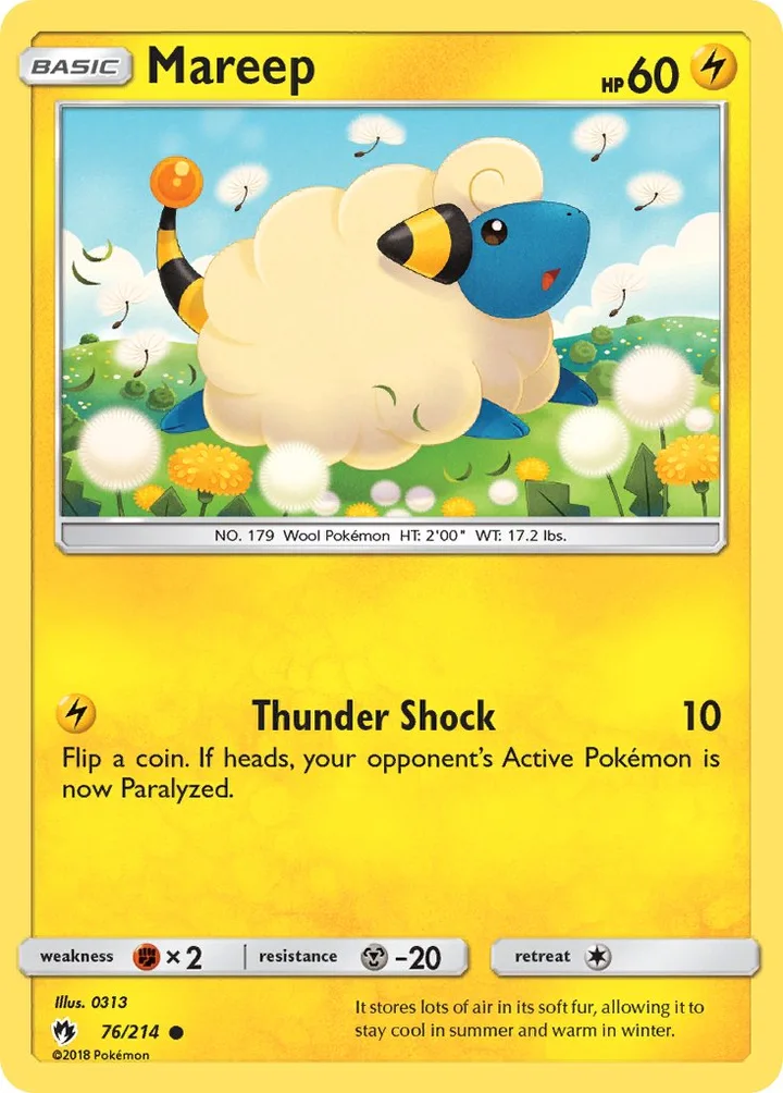 Mareep, Lost Thunder 76/214