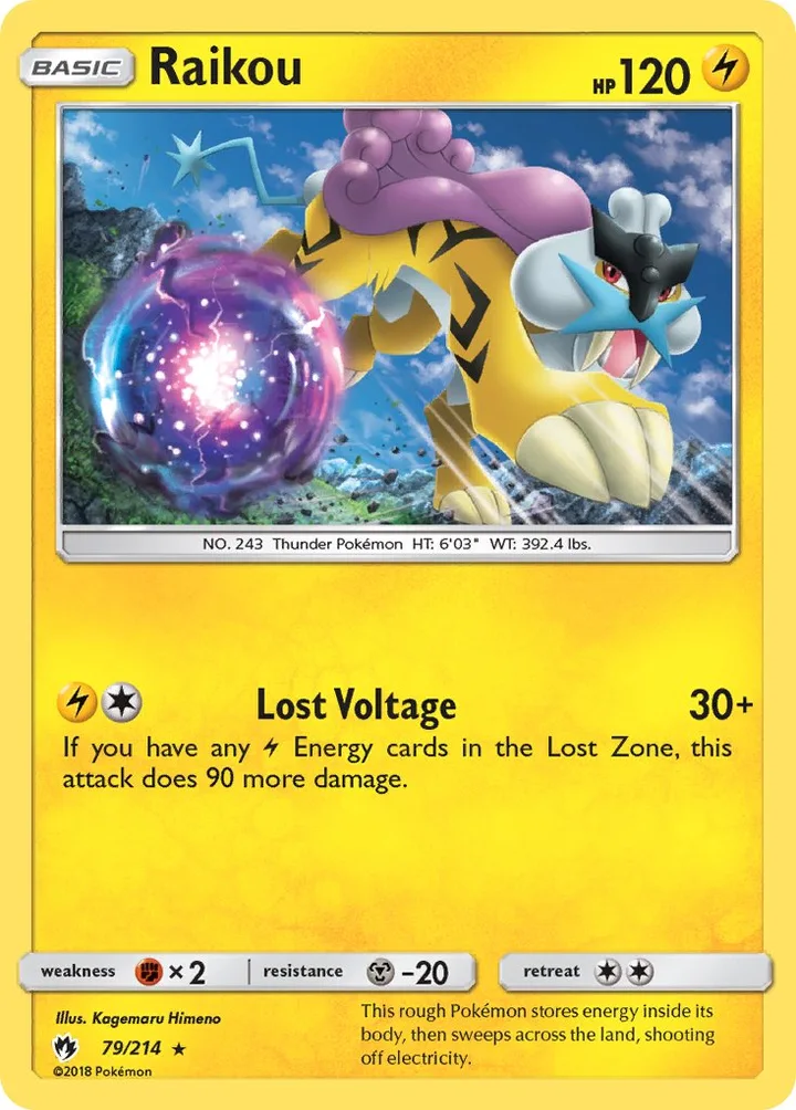 Raikou, Lost Thunder 79/214