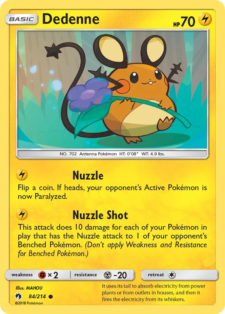 Dedenne, Lost Thunder 84/214