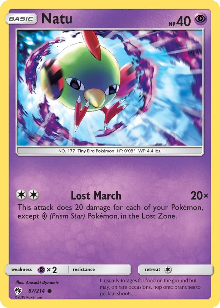 Natu, Lost Thunder 87/214