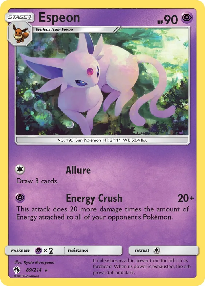 Espeon, Lost Thunder 89/214
