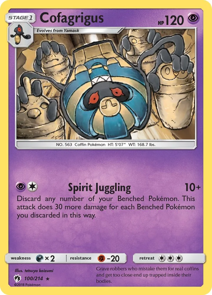 Cofagrigus, Lost Thunder 100/214