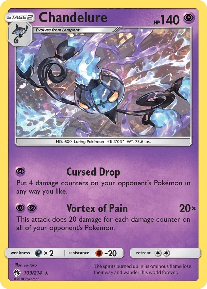 Chandelure, Lost Thunder 103/214