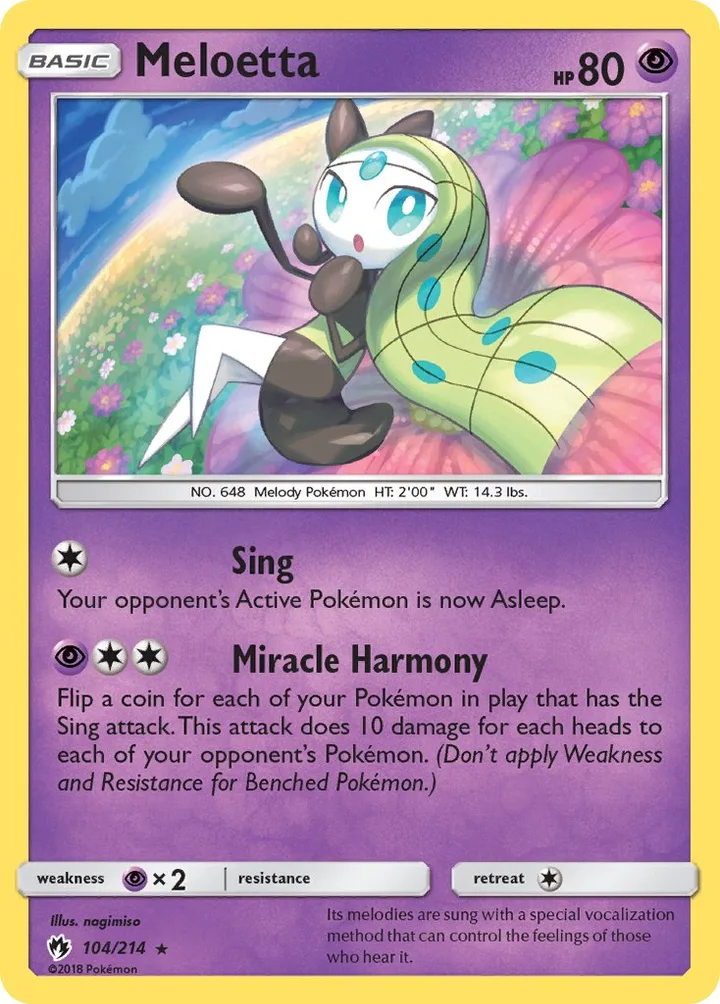 Meloetta, Lost Thunder 104/214