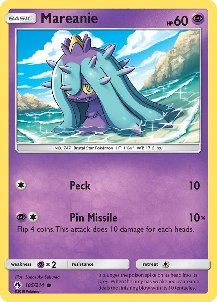 Mareanie, Lost Thunder 105/214