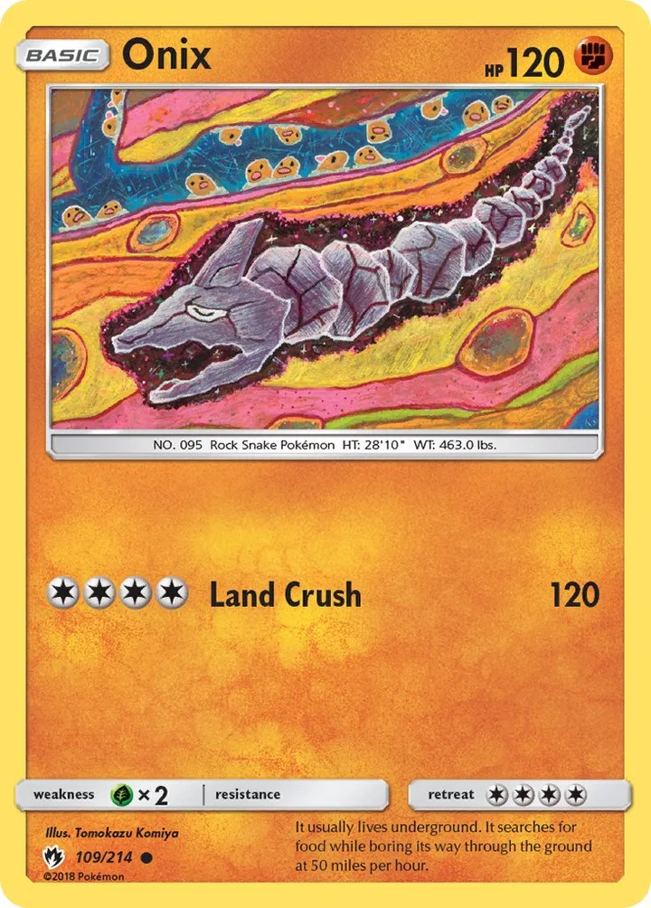Onix, Lost Thunder 109/214