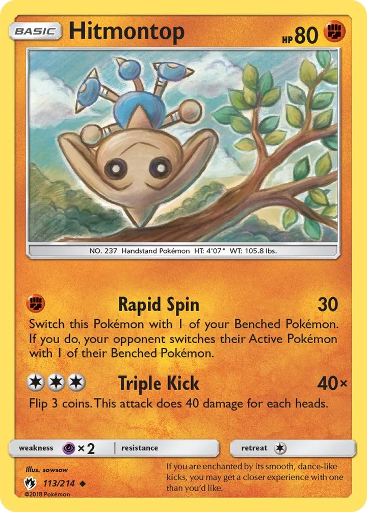Hitmontop, Lost Thunder 113/214