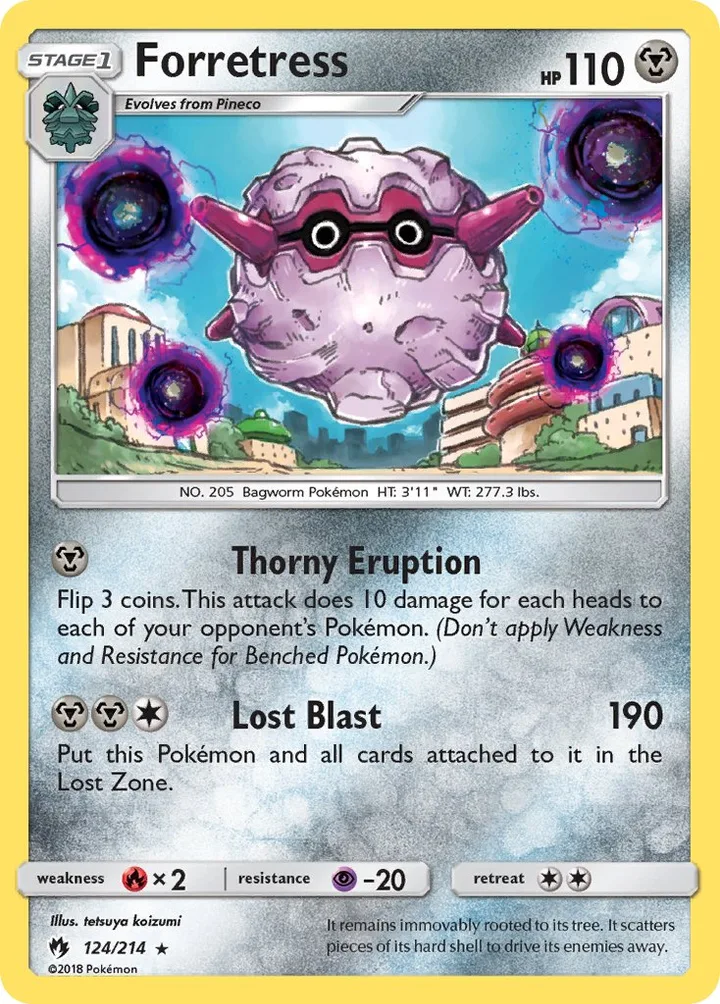 Forretress, Lost Thunder 124/214