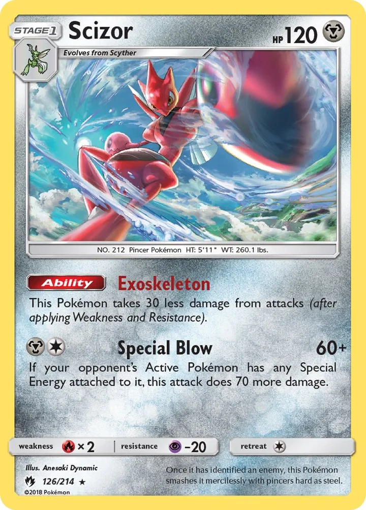 Scizor, Lost Thunder 126/214