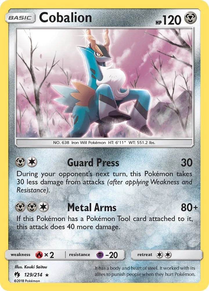 Cobalion, Lost Thunder 129/214