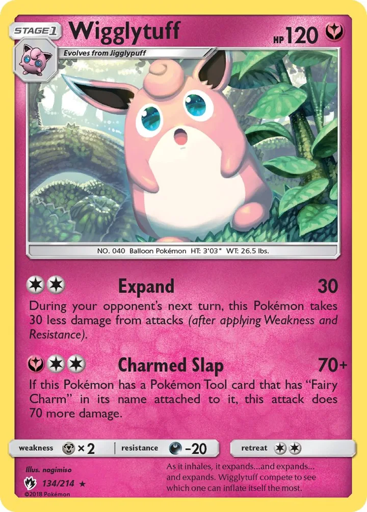Wigglytuff, Lost Thunder 134/214