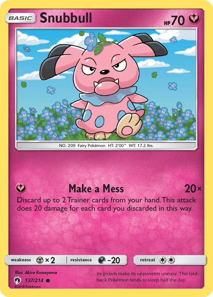 Snubbull, Lost Thunder 137/214