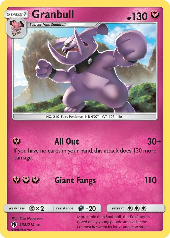 Granbull, Lost Thunder 138/214